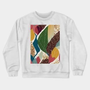 Chromatic Botanic Abstraction #84 Crewneck Sweatshirt